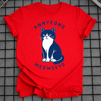 ANNYEONG MEOWSEYO T-SHIRT