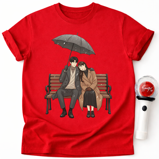 ROMANTIC RAIN UMBRELLA T-SHIRT