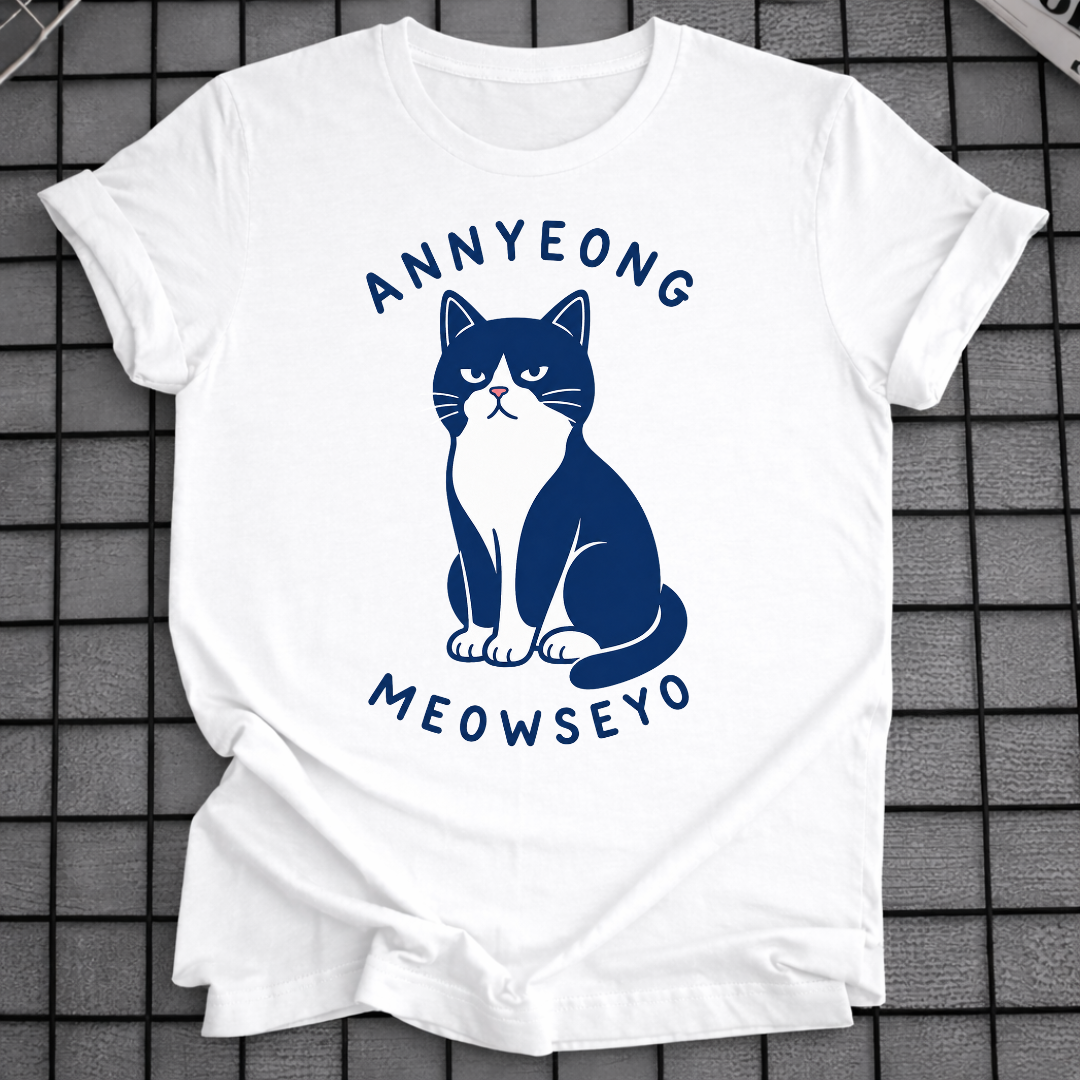 ANNYEONG MEOWSEYO T-SHIRT