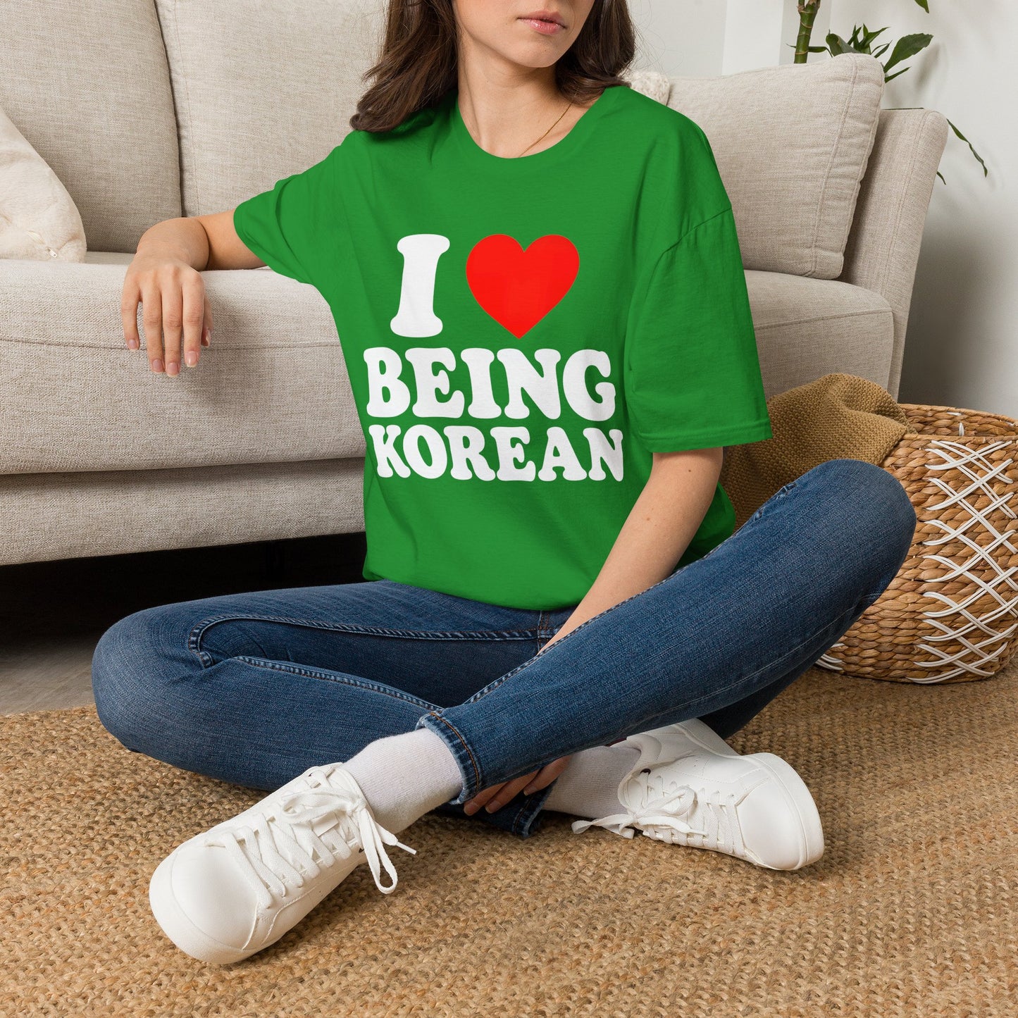 I Love Being Korean T-Shirt — Korean Pride Graphic Tee