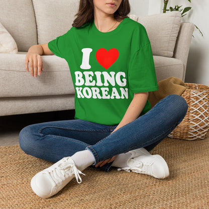 I Love Being Korean T-Shirt — Korean Pride Graphic Tee