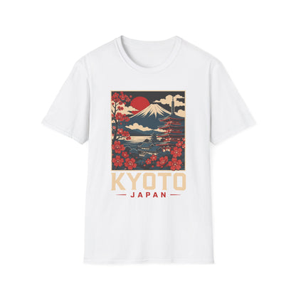 Kyoto Japan Vintage Mount Fuji Tee