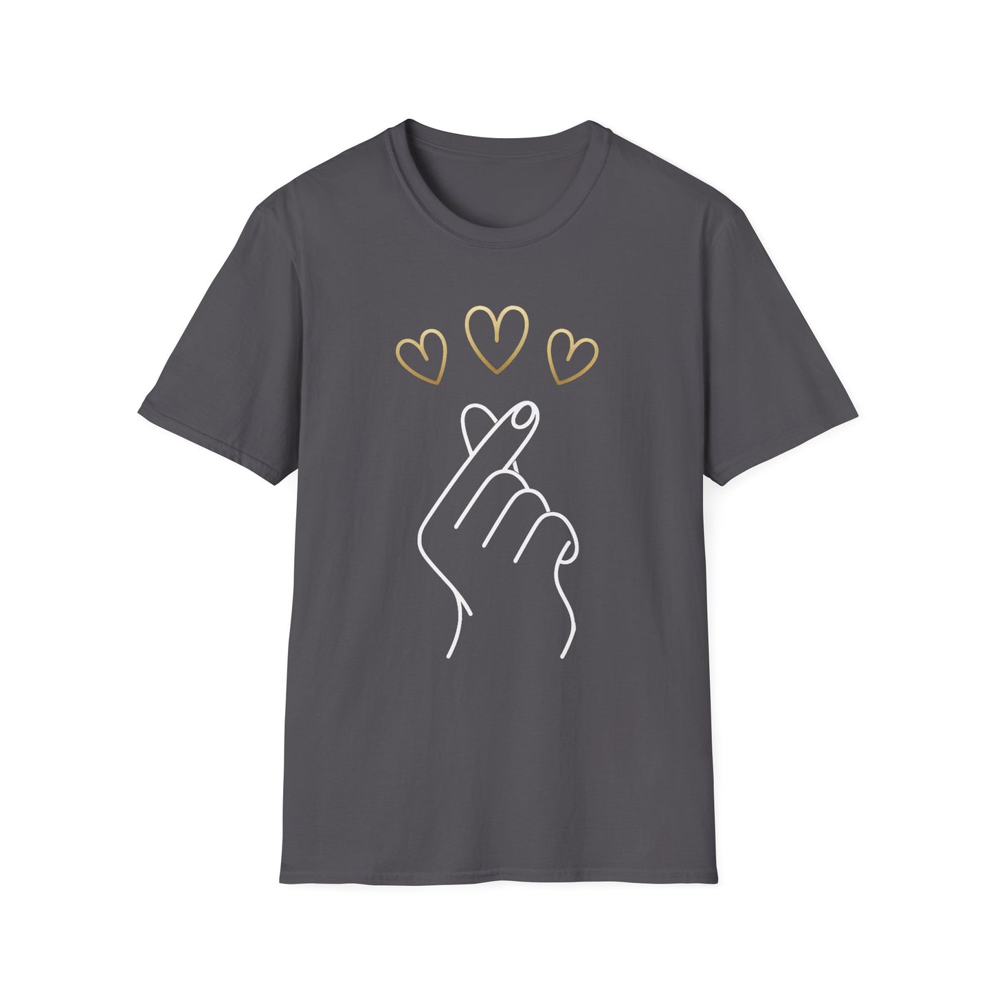 Heartfelt Gesture Unisex Softstyle T-Shirt - Cute Love Design