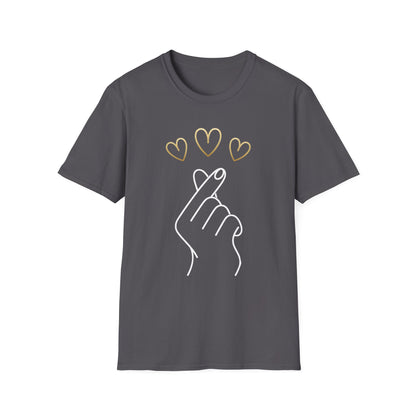 Heartfelt Gesture Unisex Softstyle T-Shirt - Cute Love Design
