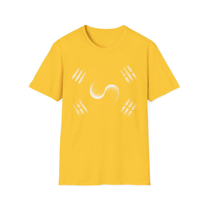 Yin Yang Taeguk Korean Flag T‑Shirt — Minimalist Zen Martial Arts Tee
