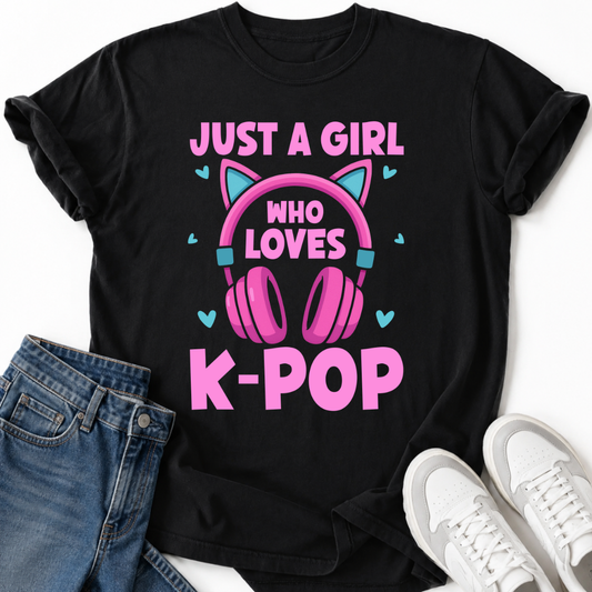 K-POP KATZENOHREN-T-SHIRT