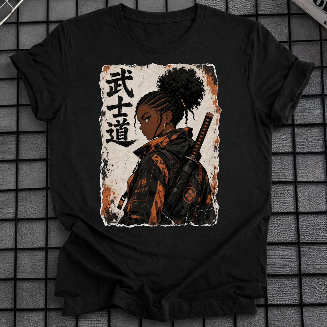 AFRO SAMURAI KANJI T-SHIRT