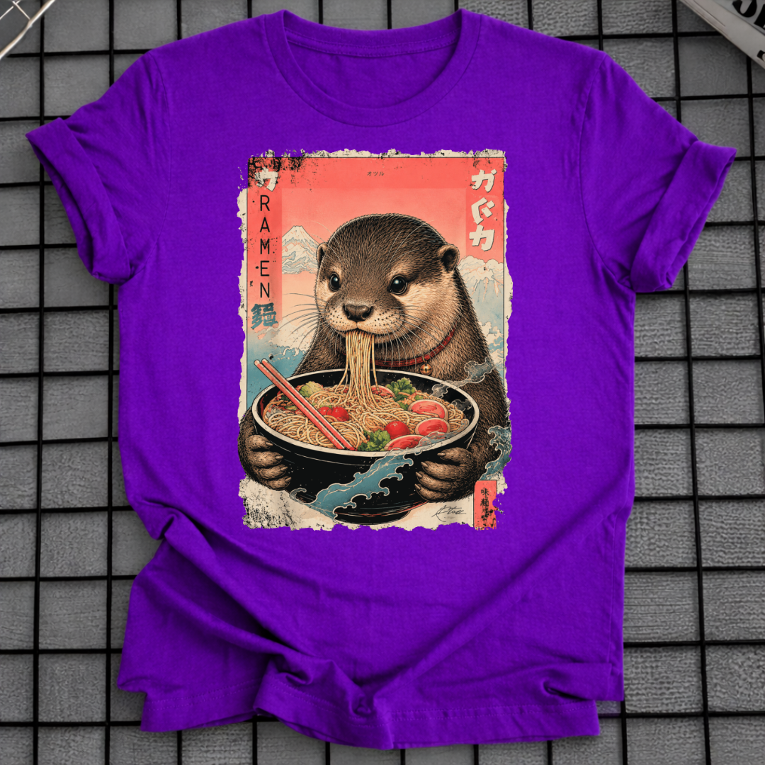 JAPANISCHES OTTER-NUDEL-T-SHIRT