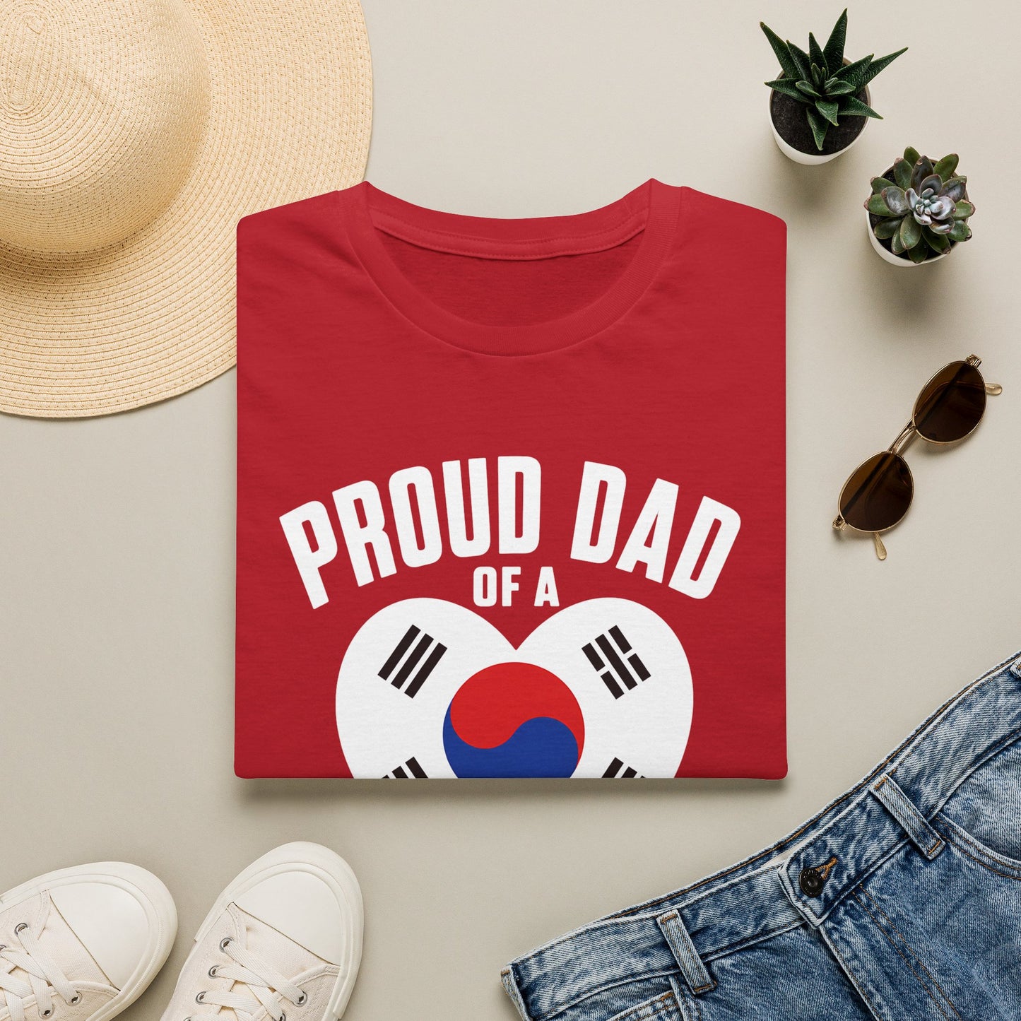 Proud Dad of a Half Korean Baby T-Shirt
