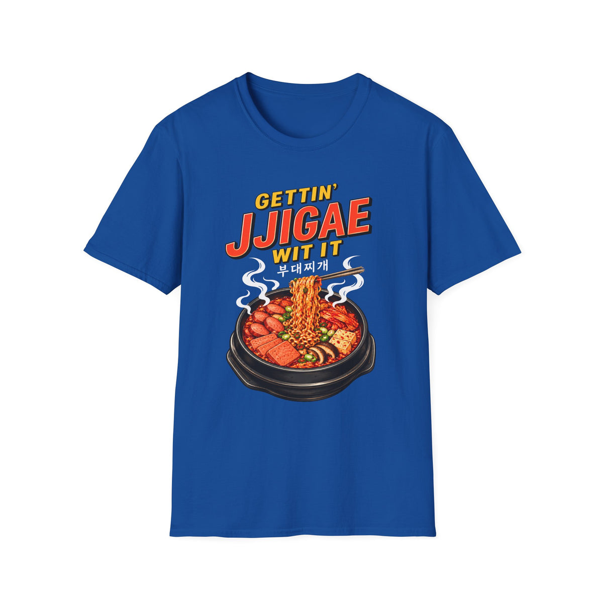 T-Shirt — "Gettin' Jjigae Wit It" Korean Stew Graphic Tee