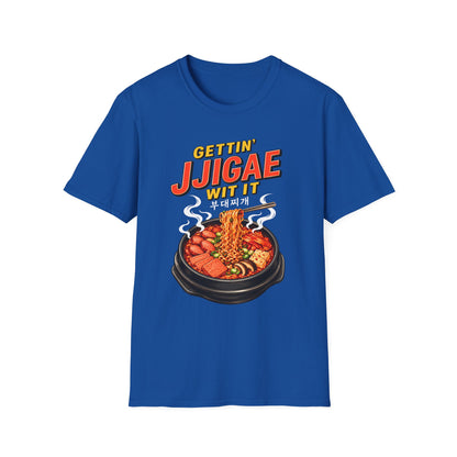 T-Shirt — "Gettin' Jjigae Wit It" Korean Stew Graphic Tee