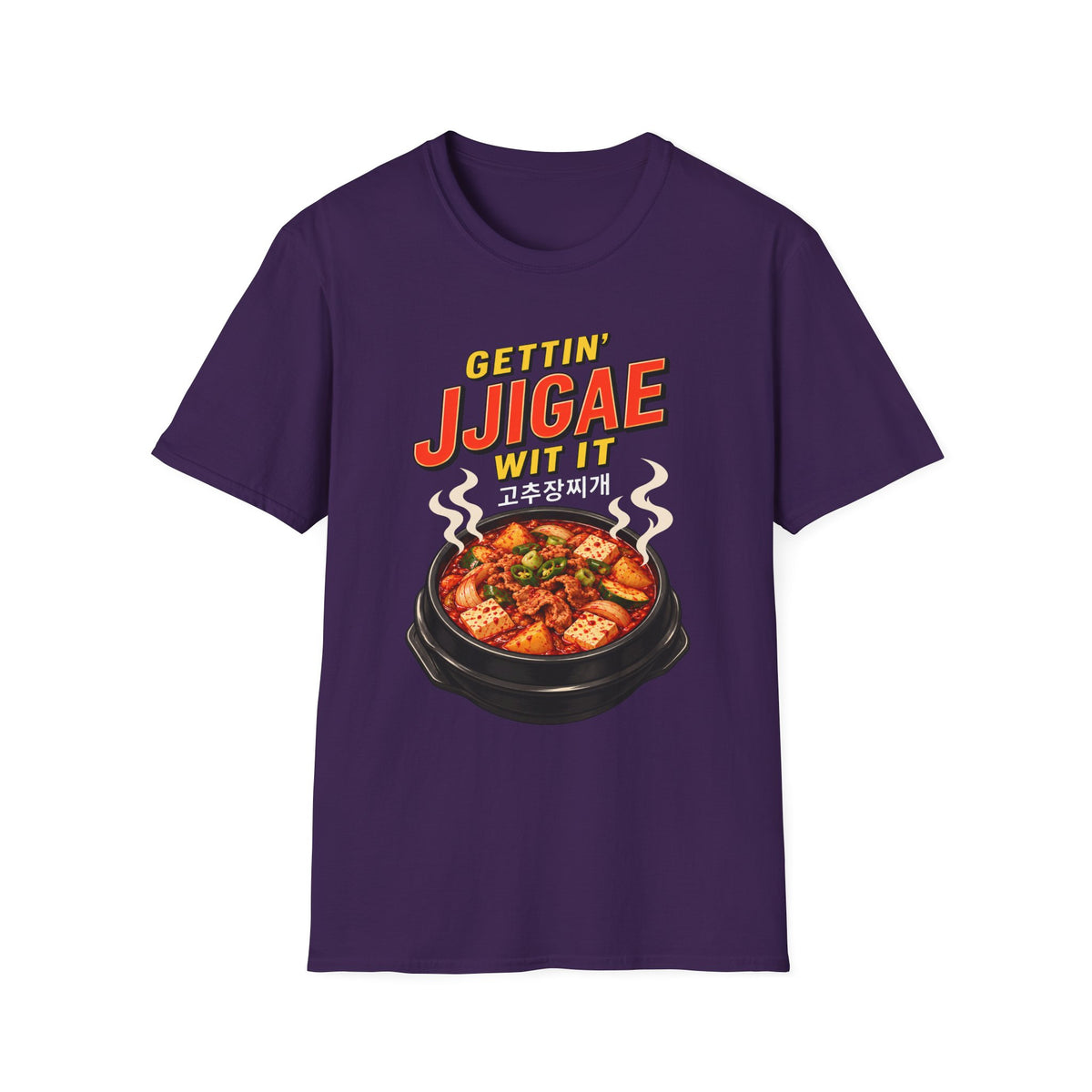 Gettin' Jjigae Wit It T-Shirt — Korean Stew Foodie Graphic Tee