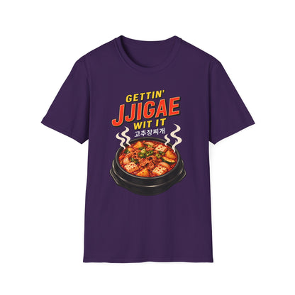 Gettin' Jjigae Wit It T-Shirt — Korean Stew Foodie Graphic Tee