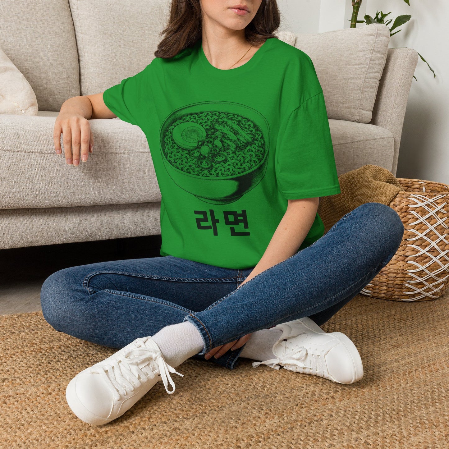 Ramen Bowl T-Shirt — 라면 Graphic Tee