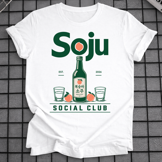 PEACH SOJU SOCIAL CLUB T-SHIRT