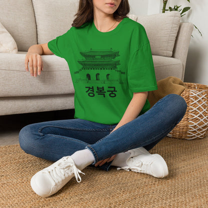 Gyeongbokgung Palace T‑Shirt — Korean Landmark Architectural Sketch Tee