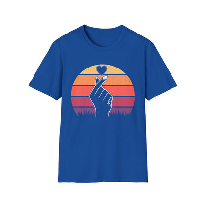 Retro Love Hand Unisex Softstyle T-Shirt - Perfect Gift for Everyday Wear