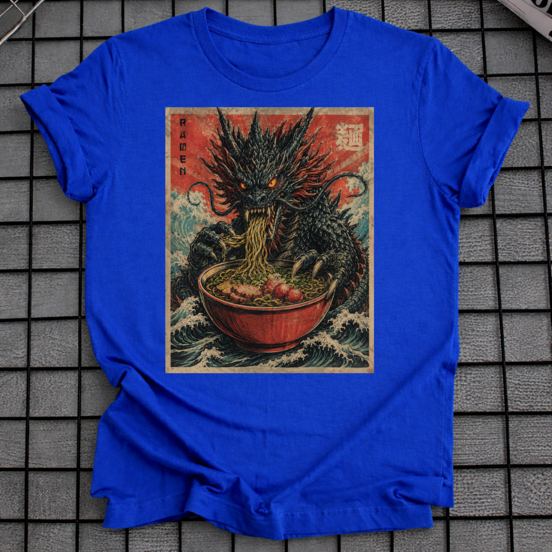 JAPANISCHES MONSTER-NUDEL-T-SHIRT