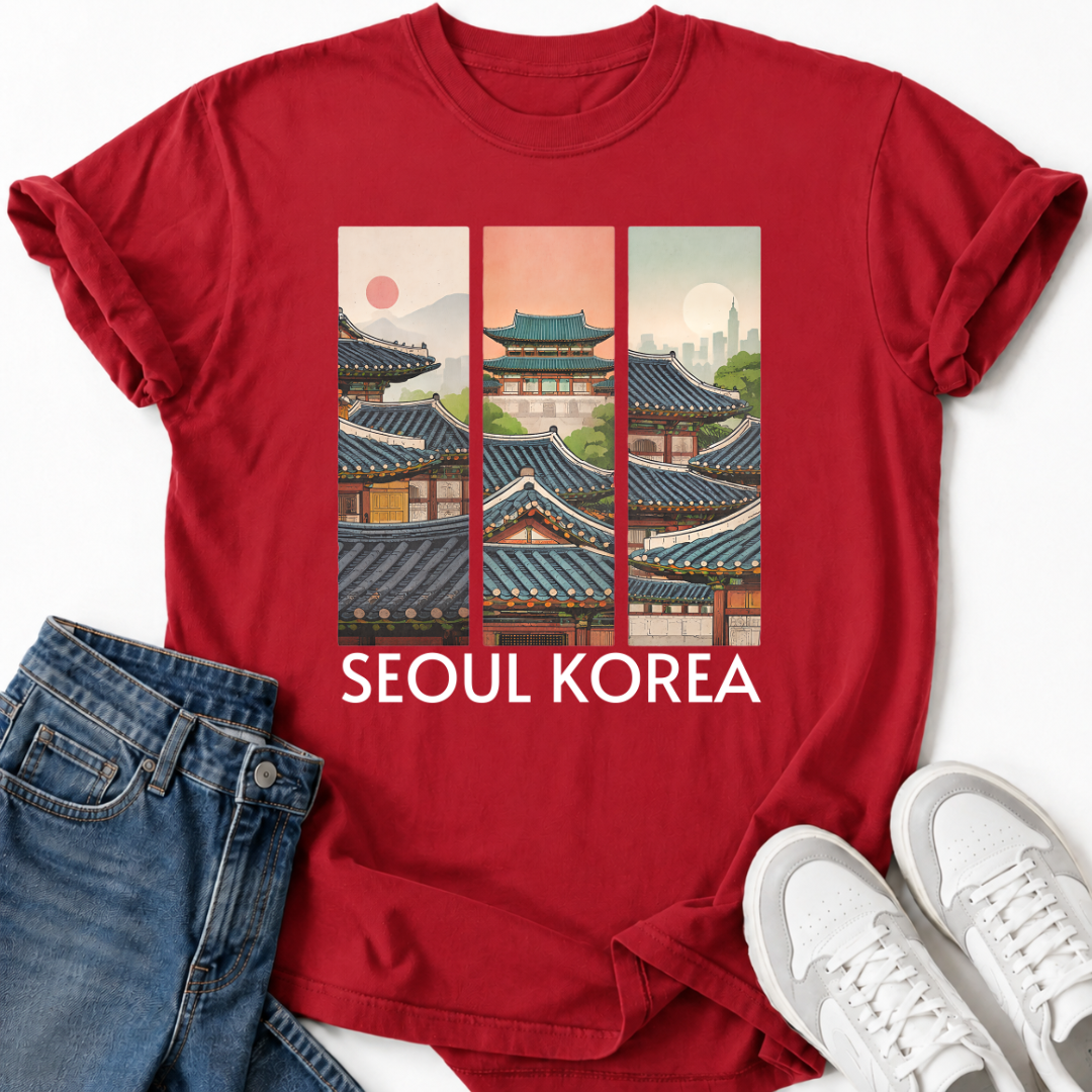 SEOUL KOREA TRADITIONAL T-SHIRT