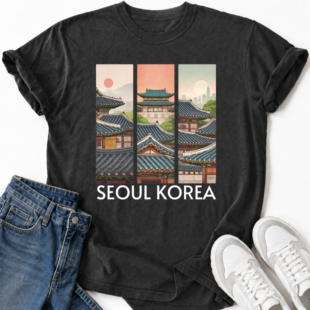 SEOUL KOREA TRADITIONAL T-SHIRT