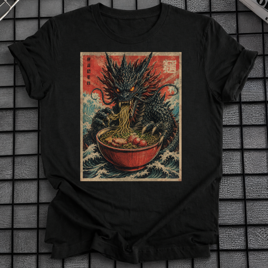 JAPANISCHES MONSTER-NUDEL-T-SHIRT