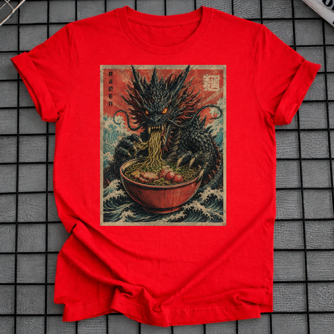 JAPANISCHES MONSTER-NUDEL-T-SHIRT