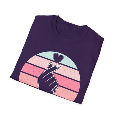 Heart Hand Graphic Unisex Softstyle T-Shirt - Ideal for Casual Wear & Gifts