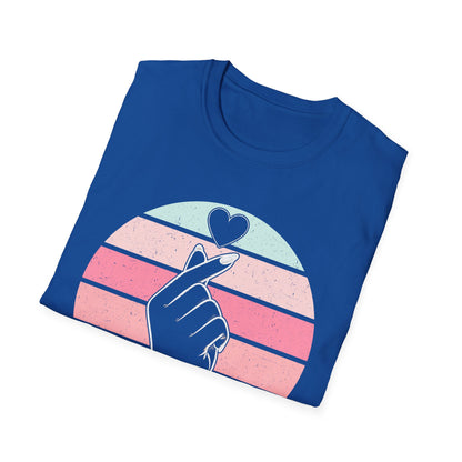 Heart Hand Graphic Unisex Softstyle T-Shirt - Ideal for Casual Wear & Gifts