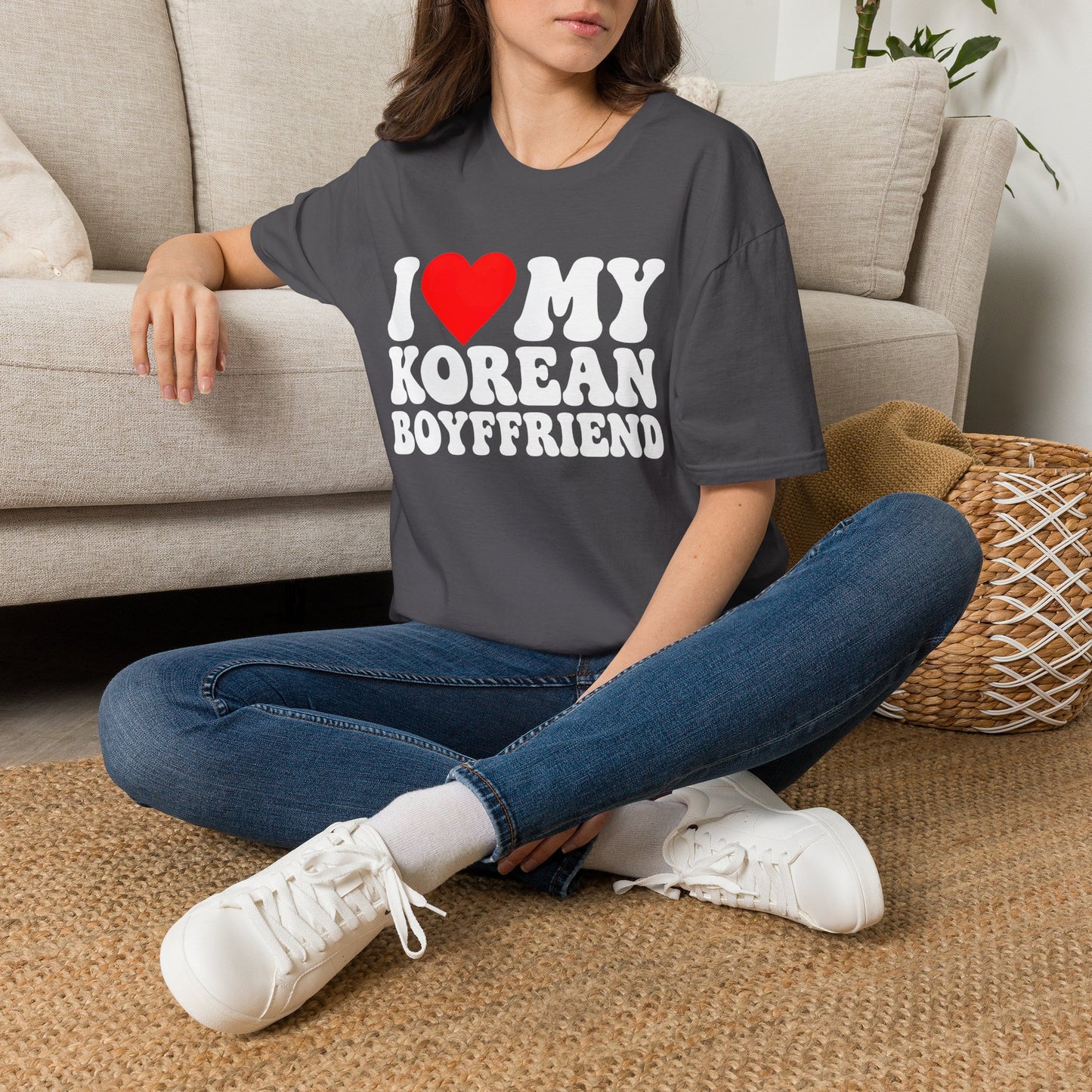 I LOVE MY KOREAN BOYFRIEND T-SHIRT
