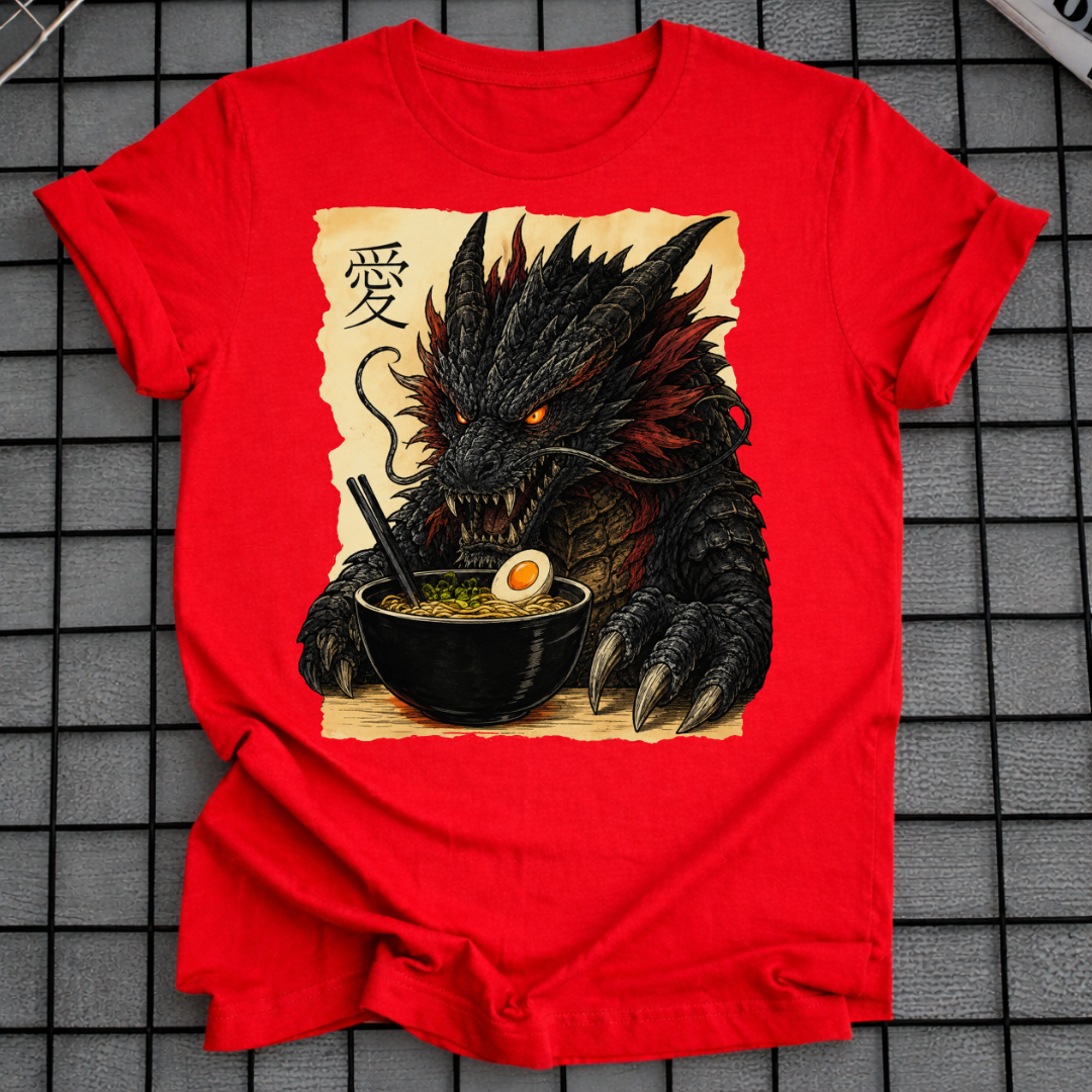 JAPANISCHES KAIJU RAMEN T-SHIRT