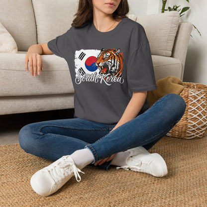 South Korea Tiger T-Shirt — Korean Flag Graphic Tee