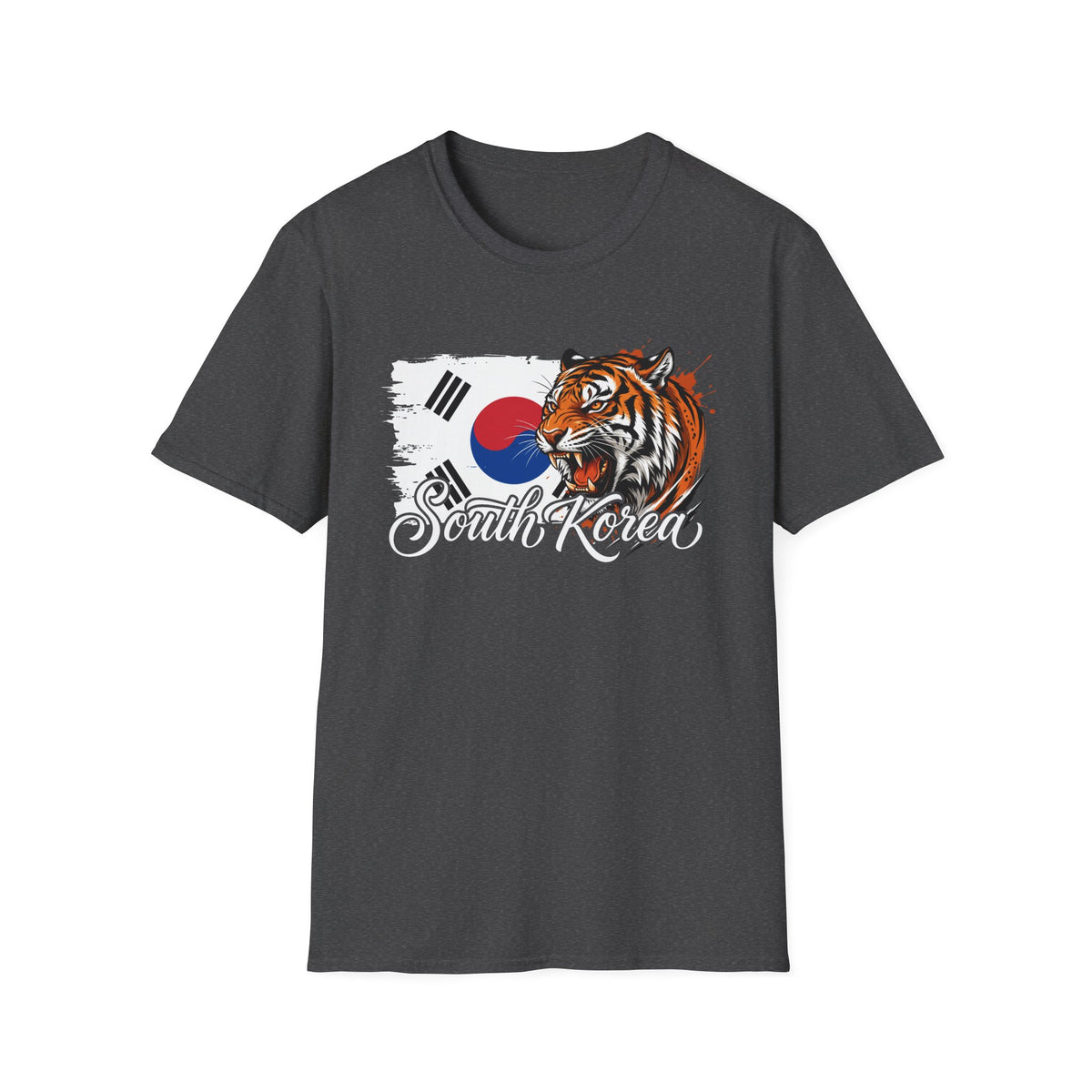 South Korea Tiger T-Shirt — Korean Flag Graphic Tee