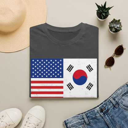 USA & South Korea Flag T-Shirt — "Yes, I'm Both of Them" Patriotic Korean-American Tee