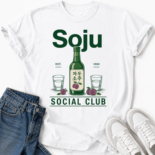 PLUM SOJU SOCIAL CLUB T-SHIRT