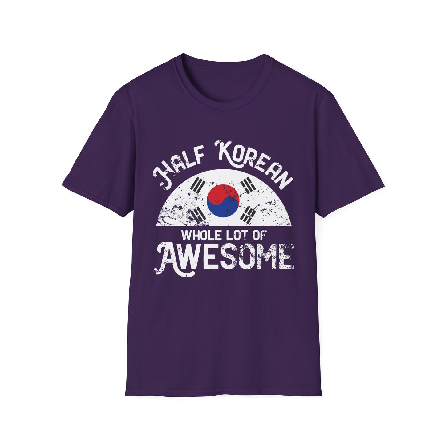 Half Korean T-Shirt — "Whole Lot of Awesome" Korean Flag Tee