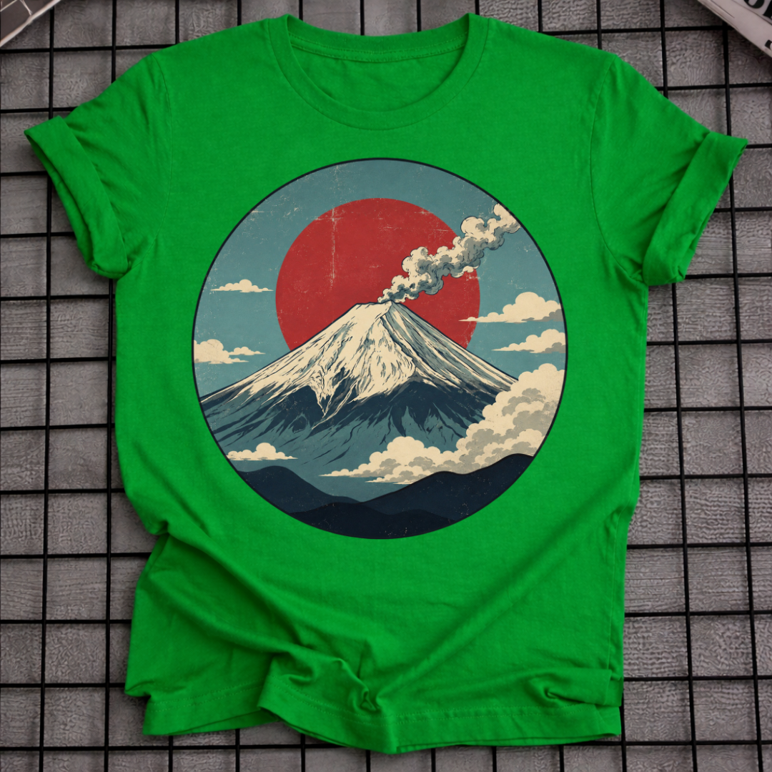 MOUNT FUJI RED SUN T-SHIRT