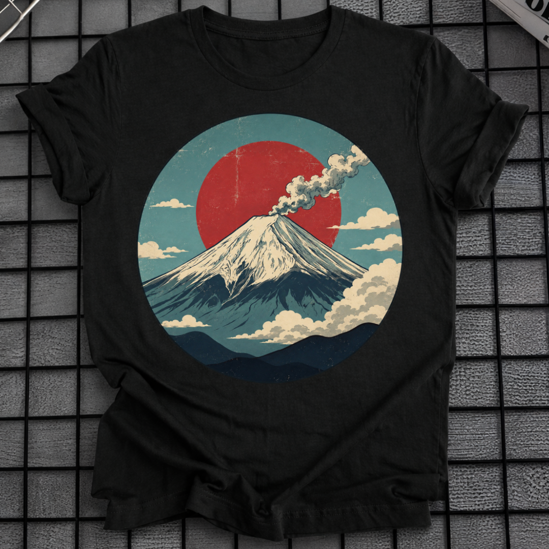 MOUNT FUJI RED SUN T-SHIRT