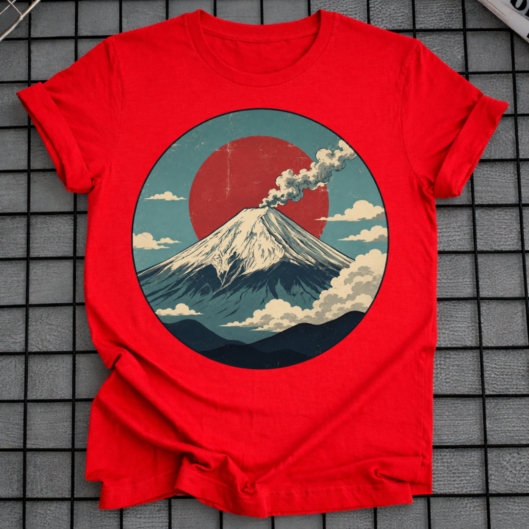MOUNT FUJI RED SUN T-SHIRT