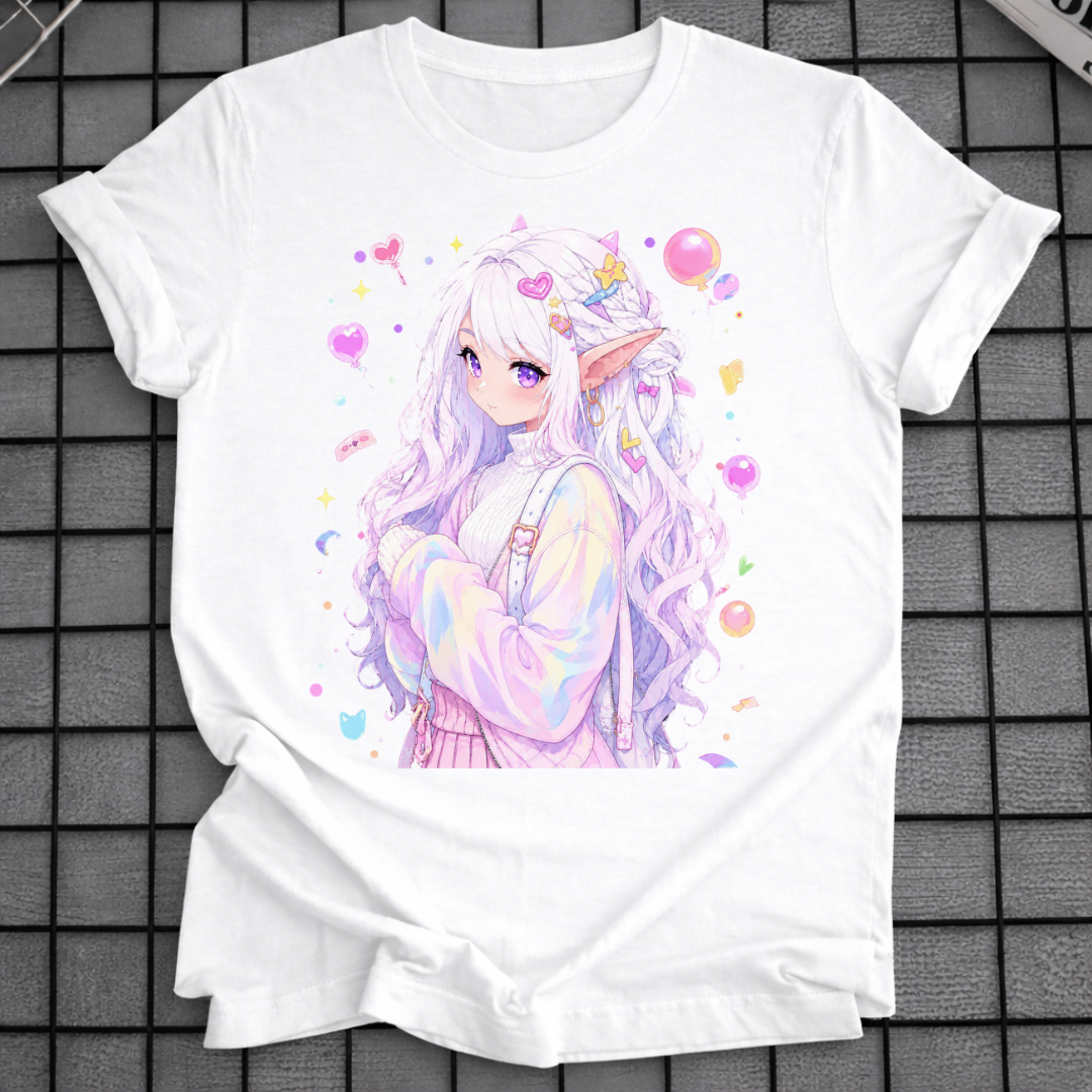 ANIME PASTEL GIRL T-SHIRT