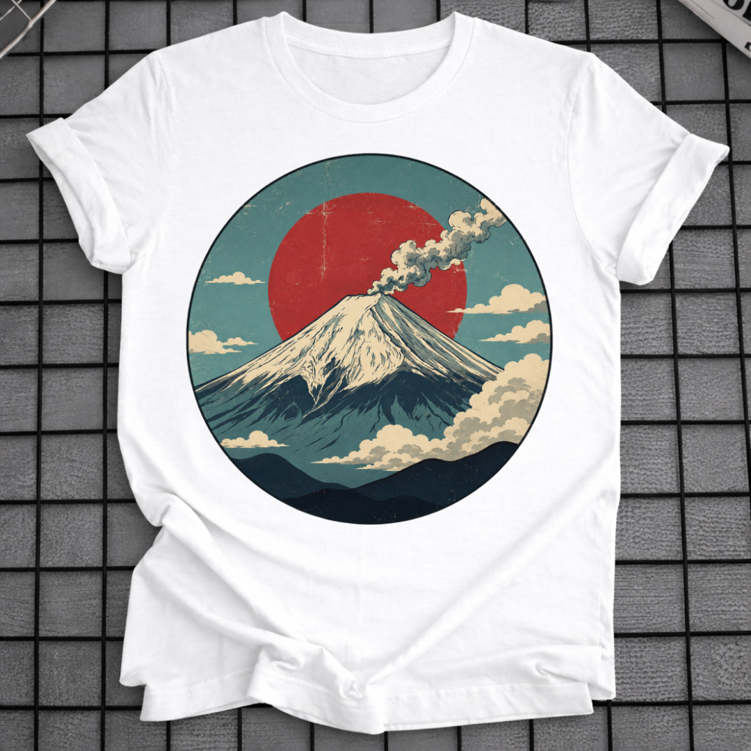 MOUNT FUJI RED SUN T-SHIRT