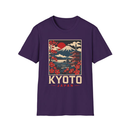 Kyoto Japan Vintage Mount Fuji Tee