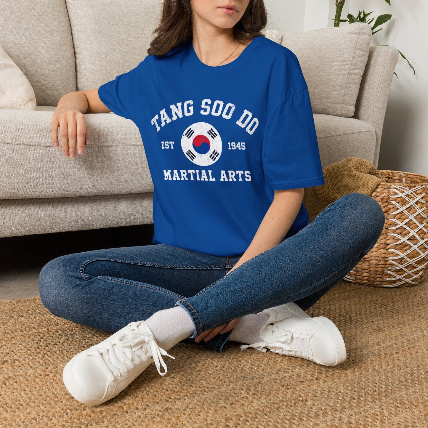 Tang Soo Do Martial Arts T-Shirt – Korean Flag Tae Kwon Do Training Tee (Est. 1945)