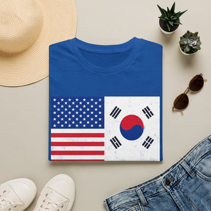 USA & South Korea Flag T-Shirt — "Yes, I'm Both of Them" Patriotic Korean-American Tee