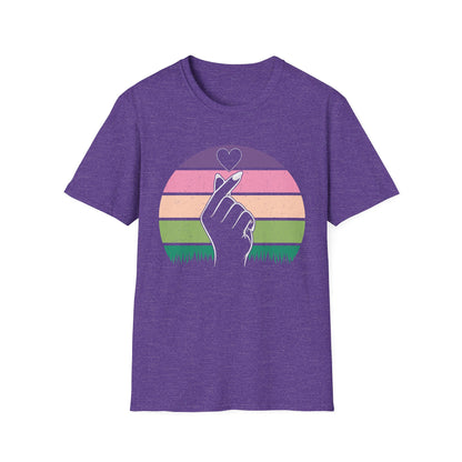 Hand Heart Unisex Softstyle T-Shirt - Love Vibes for Every Occasion