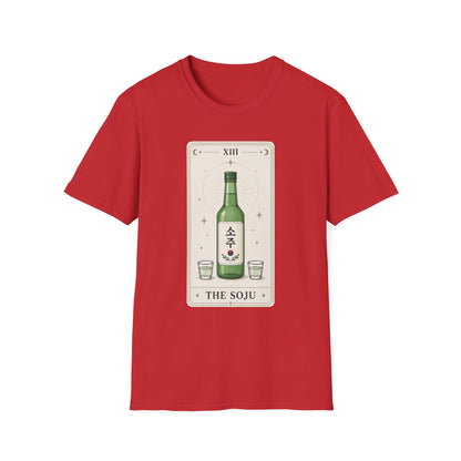 Soju Tarot T-Shirt — Illustrated Bottle 'The Soju' Graphic Tee