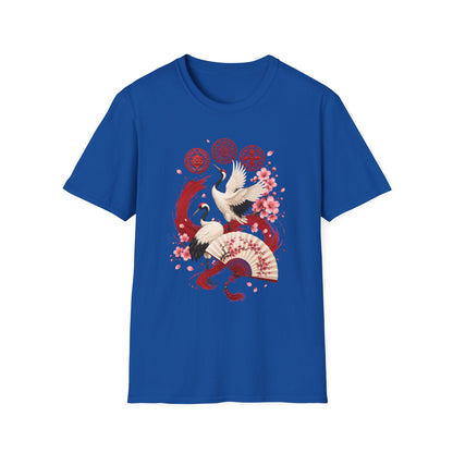ARIRANG FLORAL CRANE T-SHIRT