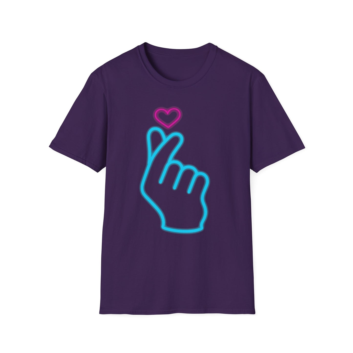 Cute Gesture Graphic T-Shirt, Casual Wear, Gift for Friends, Funny Tee, Birthday Present, Summer Style