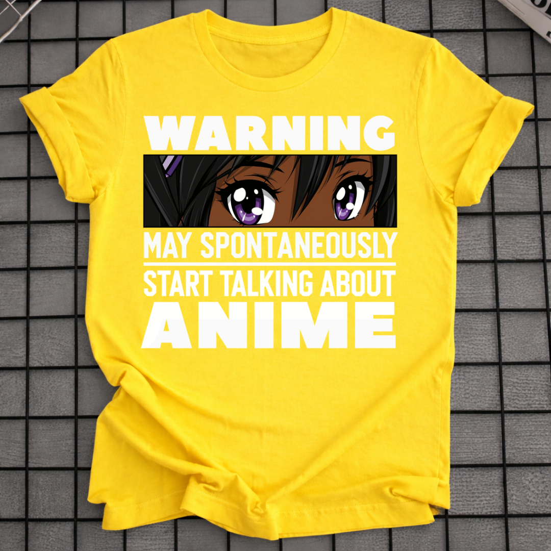 SPRECHE ÜBER ANIME T-SHIRT