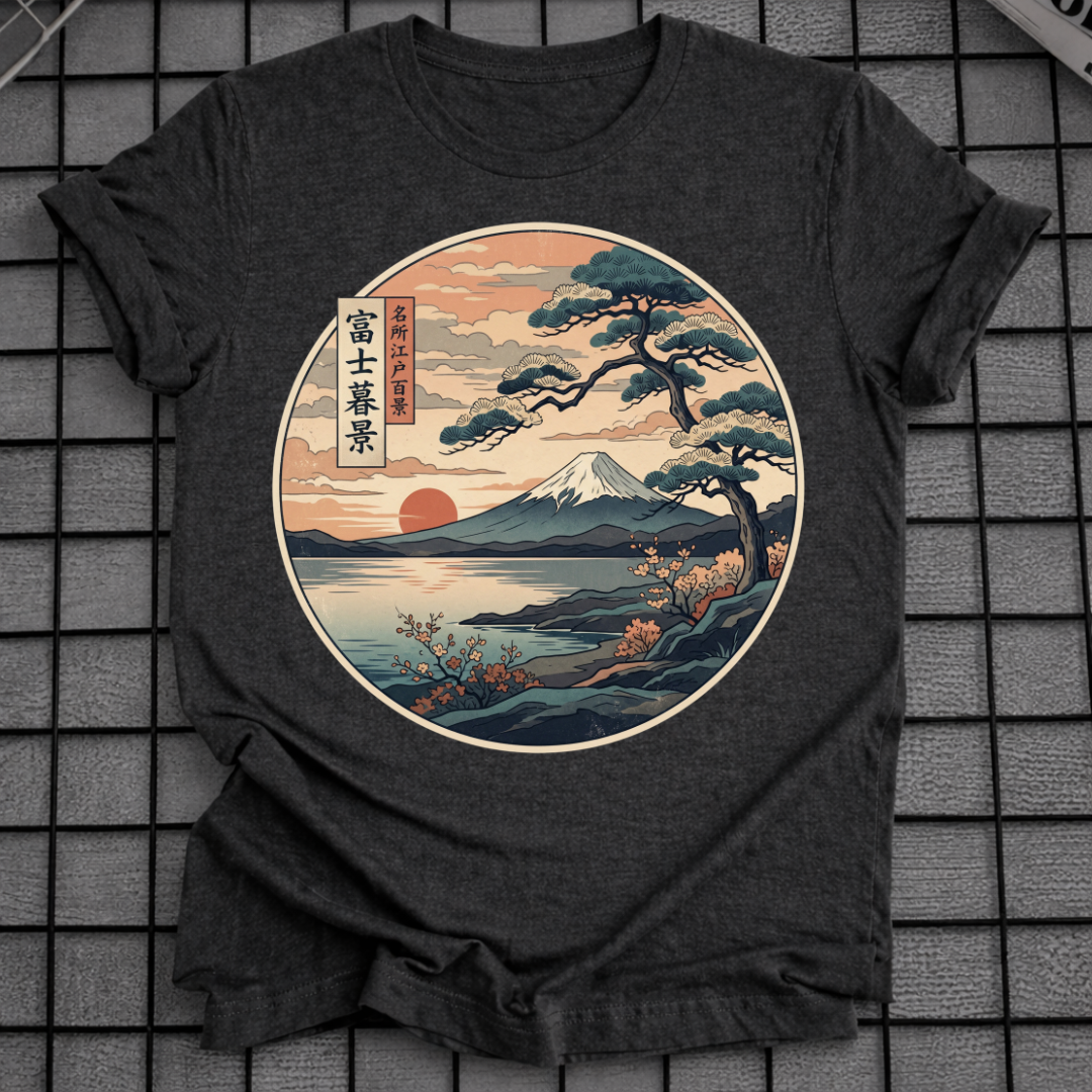 MOUNT FUJI SUNSET T-SHIRT