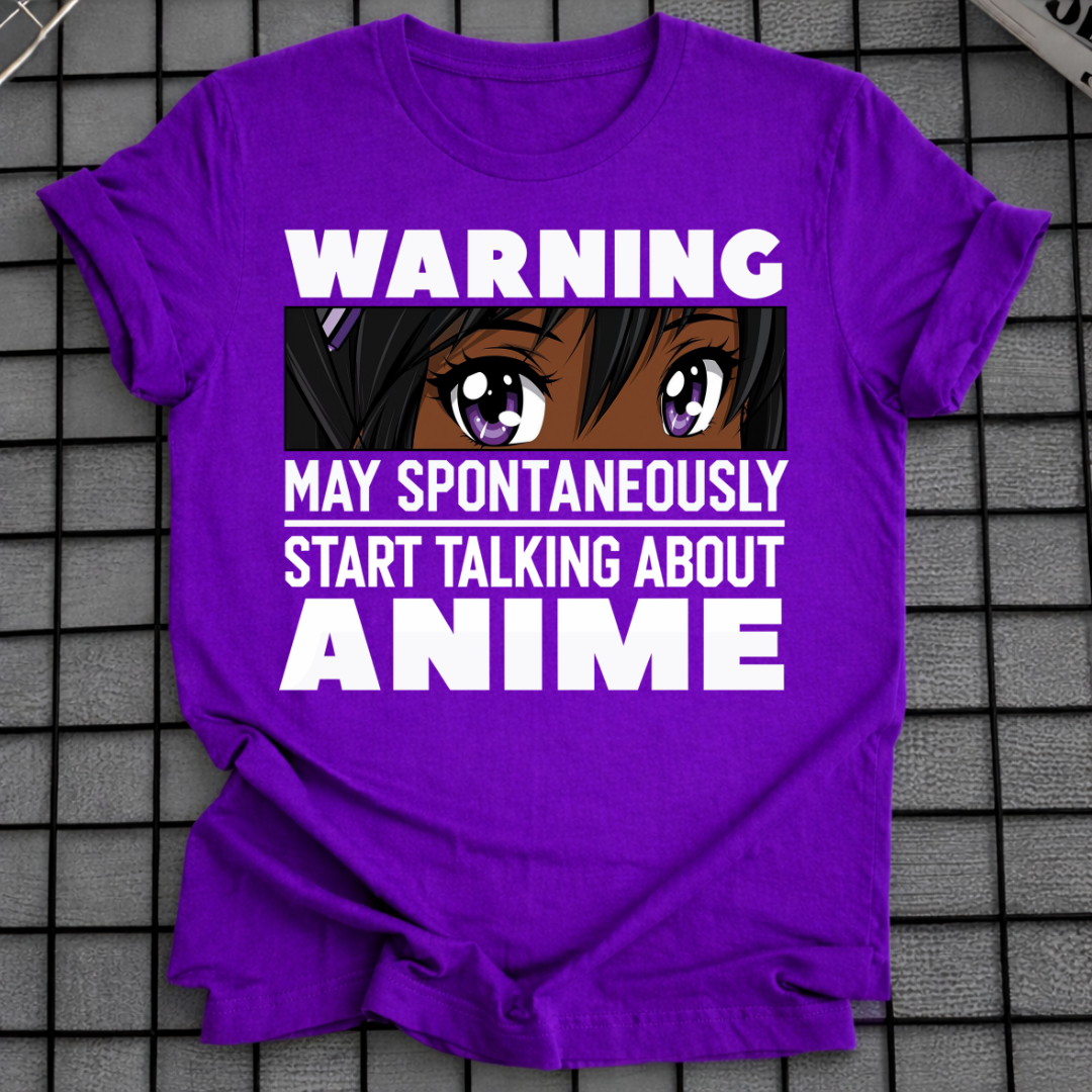 SPRECHE ÜBER ANIME T-SHIRT